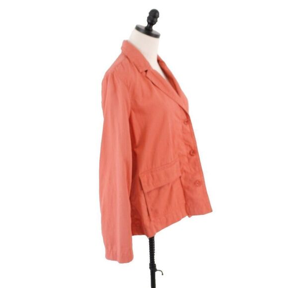 Eddie Bauer PXL Legend Wash‎ Canvas Peach Utility Jacket - Picture 7 of 11